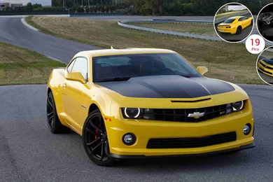 2013 Chevrolet Camaro 1LE Yellow   Front