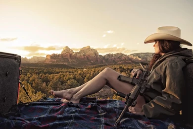 Justpict.com Women And Guns Wallpapers