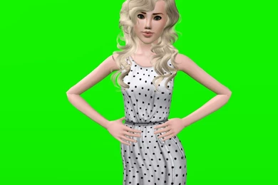 Elke The Stallion With Blue Hair