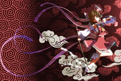 Hakurei Reimu Miko Touhou Detached Sleeves Sarashi Wallpapers ...