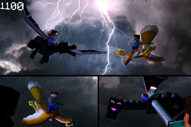 Wallpapers Minecraft (The Fight) By Ddant1100 On DeviantArt