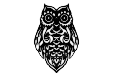 Free Designs Tribal Owl Big Eyes Tattoo Wallpapers