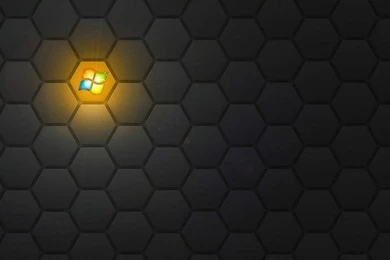 Windows Logo In A Honeycomb Pattern Wallpapers Free Desktop ...