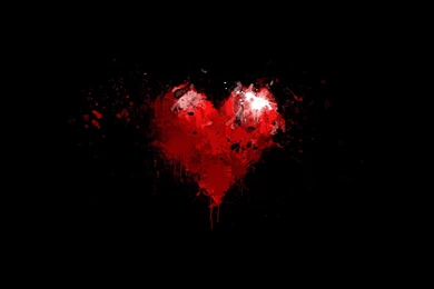 Black Wallpapers Heart   1663928