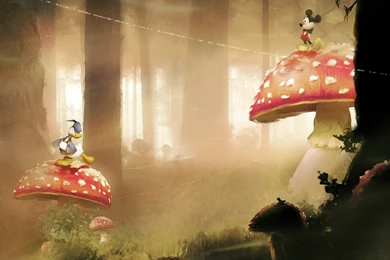 Disney Company Mushrooms Mickey Mouse Donald Duck Wallpapers ...