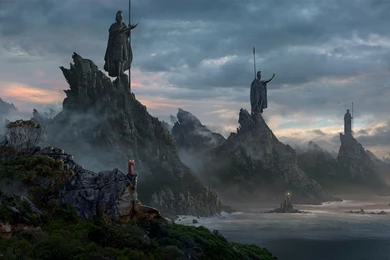 Pin Fantasy Scenery Wallpapers Sarel Theron Wallpapers Artwork On ...