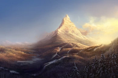 Mountain Artwork Wallpapers