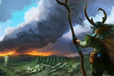Nature's Prophet (HQ Wallpaper)   DOTA 2 Wallpapers