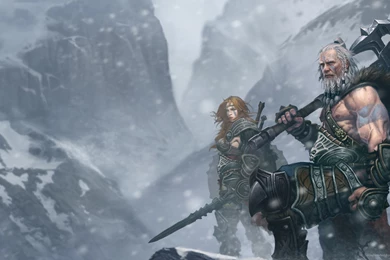 HD Barbarians Maintain Their Vigil Of The Arreat Wallpapers