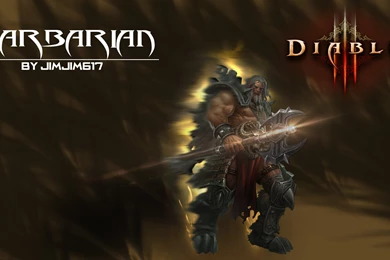 DeviantArt: More Like Diablo 3 1920x1080 Barbarian Wallpapers By ...