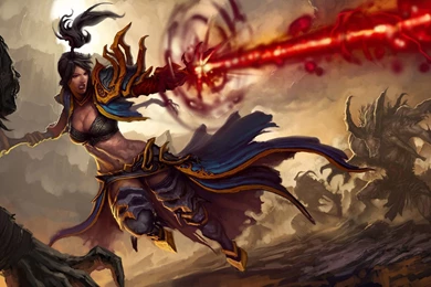 Wizard Fighting In Diablo III Wallpapers 27906