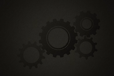 Free Friday Wallpaper: Carbon Fibre Gears