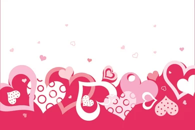 Valentine Day Heartshaped Vector Backgrounds Free Vector / 4Vector