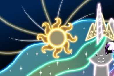 Neon Princess Celestia Wallpapers By ZantyARZ On DeviantArt