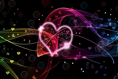 Neon Heart Wallpapers