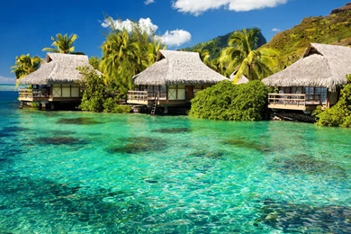 Tiki Huts Wallpapers Beach Wallpapers