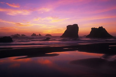 Desktop Wallpapers » Natural Backgrounds » Twilight Reflections ...