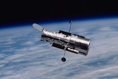 Hubble Space Telescope In Orbit Wallpapers   Space Wallpapers