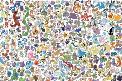 Download 2560x1440 Hundreds Of Pokemons Wallpapers