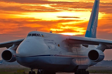 Antonov An 124 Ruslan Sunset Aircraft Wallpapers