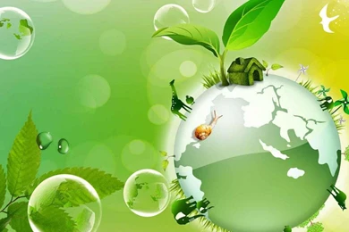 GREEN EARTH DAY WALLPAPER   (
