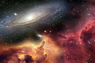 SPACE UNIVERSE NEBULA STARS WALLPAPER   (