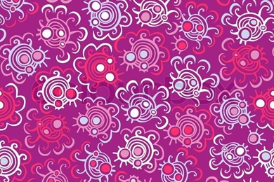 Abstract Floral Background, Summer Theme Seamless Pattern, Vector ...