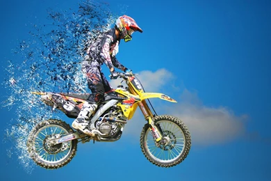 1920x1080 Motocross Jump Splatter Wallpapers
