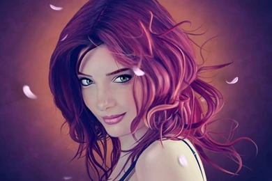 Anime Redhead Girl Wallpapers