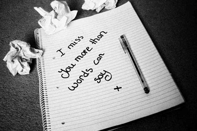 I Miss You Love Wallpapers In Writing Leter HD