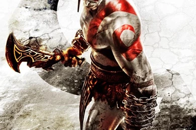 Download God Of War 3 Kratos Apple iPhone 4S HD Wallpapers