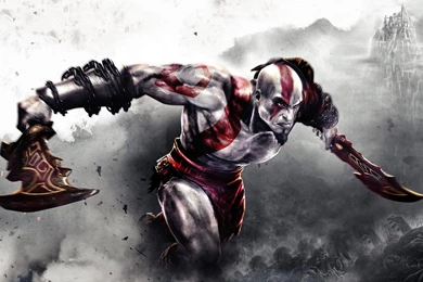 Kratos Fighting In God Of War 3 HD Desktop Wallpapers : Widescreen ...