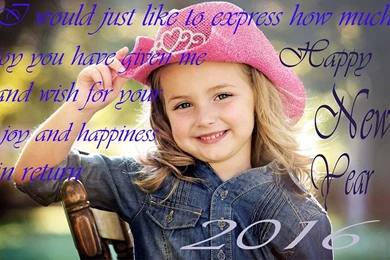 Cute Baby New Year Wallpapers 2016