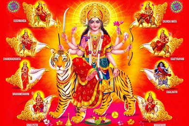 Navdurga, The Nine Forms Of Goddess Durga   Free Hindu God Goddess ...