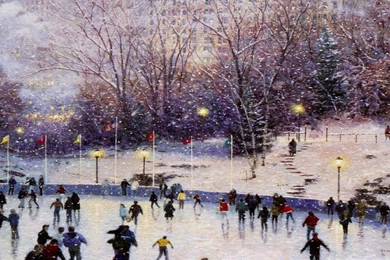 Christmas Snow Paintings And Wallpapers – Christmas Wishes ...