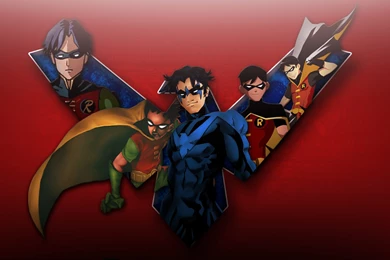 Nightwing Young Justice, City, Red, Arkham, Robin, 1920x1080 HD ...