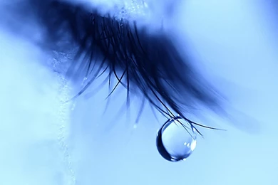 1600x1200 Blue Tear Desktop PC And Mac Wallpapers