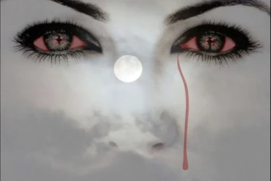 Bloody Tears Haunting Eyes Picture And Wallpapers