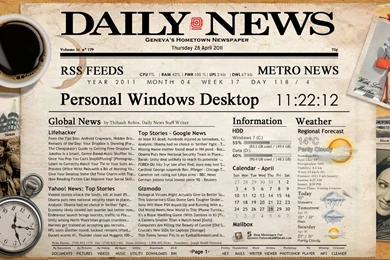 Newspaper Desktop By Tatenokai On DeviantArt