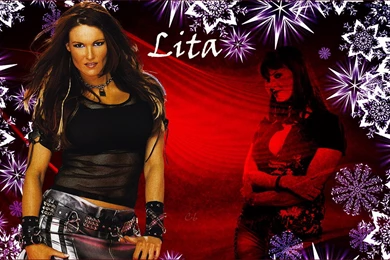 Lita Wwe Superlady   HDwallpaper4U.com
