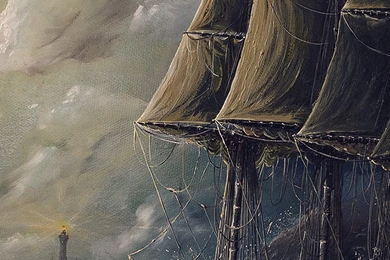 Floating Girl Sexy Art iPhone 6 Wallpapers Download