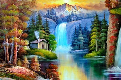 Abstract Painting Nature Wallpapers