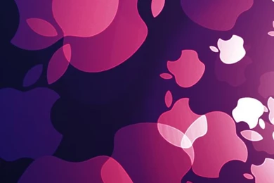 Purple Pink. Beautiful Apple Logo Wallpapers For iPhone