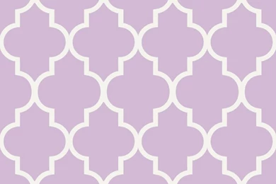 Lavender Quatrefoil Wallpapers   Willowlanetextiles   Spoonflower
