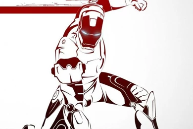 Download Red Iron Man Wallpapers For iPhone 4