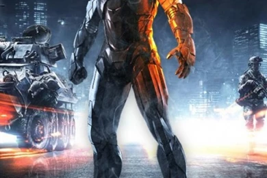 Iron Man Battlefield Crossover iPhone 5 Wallpapers