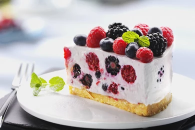 Download Wallpapers 1920x1080 Dessert, Cake, Cake, Raspberries ...