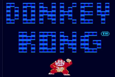 Donkey Kong Start Screen (iPhone Lock Wallpaper)