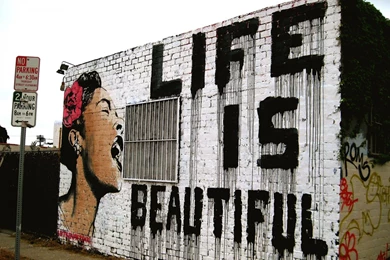 Urban Art Graffiti Mood Happy Motivational Inspiration Women ...