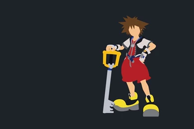 Sora (Kingdom Hearts) Minimalist Wallpapers By Greenmapple17 On ...